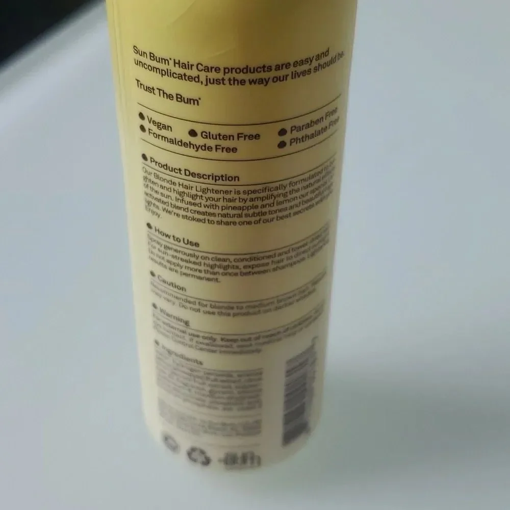 Brand new Sun Bum Hair Lightener - Blonde - Picture 3 of 8